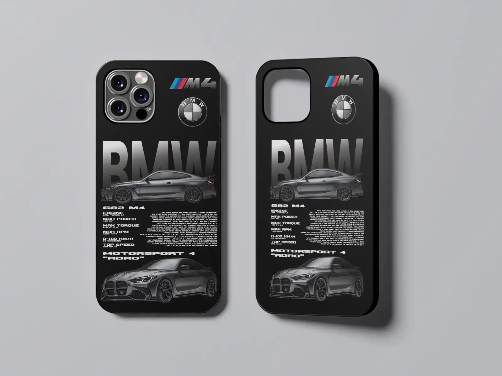 BMW iPhone BLACK Silicone Cover Style 